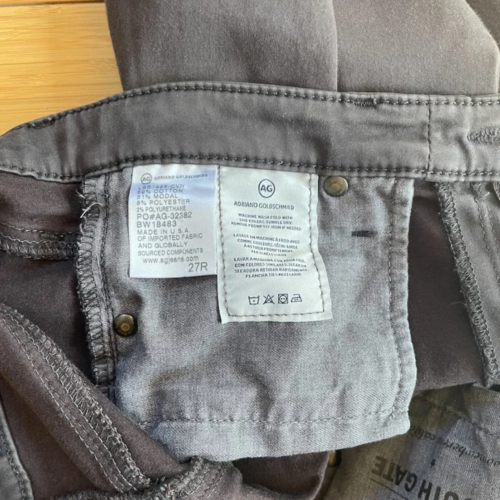 AG Pima Mid-Rise Cigarette Pant - Picture 2 of 4